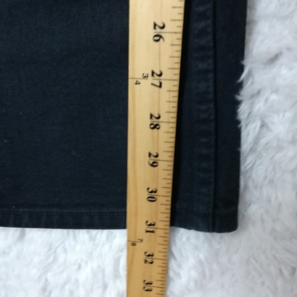 Vtg Silver Tab Levi's Womens Jeans Loose 90's High Rise Black‎ Denim Junior 9 - Picture 5 of 10